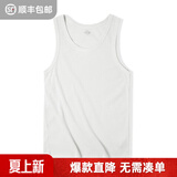 马登工装美式棉背心男健身运动老头汗衫无袖t恤跨栏重磅螺纹坎肩打底 银白色 【拍2件减5元/跑步背心】 3XL （修身版型，可拍大一码）