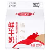 三元 鲜牛奶250ml 巴氏杀菌 早餐 营养