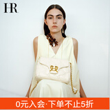 HR赫莲娜包包女包单肩斜挎包女小包软皮菱格枕头包生日礼物送女友