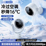 VENIDER2026最新款|冷风NO.丨】桌面小风扇静音制冷空调扇办公室学生宿舍车载壁挂厨房小型家用摇头电风扇