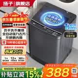 扬子【政府补贴15%】洗衣机全自动一级能效 家用大容量洗烘一体小型波轮 以旧换新出租房宿舍神器 15KG【蓝光抑菌风干+玻璃盖+品质电机】 波轮