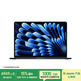 Apple/苹果AI笔记本/2025款MacBookAir 15英寸M4(10+10核)16G 256G午夜色电脑MW1L3CH/A