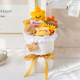 京东鲜花黄油小熊公仔玩偶花束创意小众生日礼物女生送女友闺蜜儿童朋友