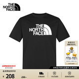 北面（The North Face）【经典款】短袖T恤男宽松棉质半袖户外休闲舒适透气春夏上新款 黑色 L /175