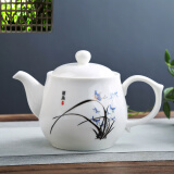祥燕（xiangyan） 大容量家居茶壶带过滤网1000ml办公茶水壶大号泡茶壶青瓷冷水壶 兰香