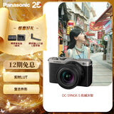 松下S9（18-40mm F4.5-6.3）套机 （Panasonic）全画幅微单 实时Lut 滤镜直出 连接app极速分享-灰银