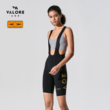 VALORE AOE新月骑行服背带短裤公路自行车夏季双箭头坐垫减震女士新款多巴胺 新月黑色女款背带短裤 L
