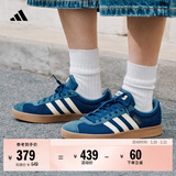 adidas「T头鞋」VL COURT复古休闲板鞋德训鞋男女阿迪达斯轻运动   深蓝/暖香草色/灰蓝 (推荐女生买小半码)   42