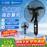 钻石牌落地风扇电风扇落地扇摇头定时家用多档调速机械/遥控风扇强劲大风力摇头定时 18寸三叶强风（机械）
