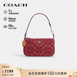 蔻驰（COACH）【品牌直供】女士NOLITA19单肩麻将包鲜红色CCZ48