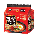 paldo八道极地麻辣汤面缝隙拉面120g*5包 韩国进口方便面拉面泡面袋装