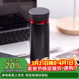 乐扣乐扣（LOCK&LOCK）菲特旋转盖轻量杯保温杯学生商务水杯450ml黑红 LHC4131BKR