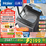 海尔（Haier）直驱变频10/11/12/13公斤波轮洗衣机全自动七维/十维减震HP电离除菌螨桶自洁抗菌线屑过滤器预约 双动力防缠绕+顽渍洗1.42洗净比 波轮 10kg