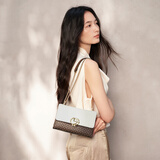 金利来女包单肩包女链条斜挎包印花小方包 生日礼物送礼