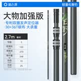 渔之源（Yuzhiyuan）碳素抄网竿抄网套装超轻超硬全套捞鱼钓鱼  2.7m 去野MAX版单杆