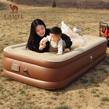 骆驼（CAMEL）户外露营防潮气垫床打地铺睡垫自动充气床垫 米黄/琥珀棕7702A