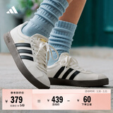 adidas「T头鞋」VL COURT复古休闲板鞋德训鞋男女阿迪达斯轻运动   汉玉白/黑色/树脂黄 (推荐女生买小半码)   36