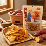 星科 星 K烤地瓜片138g 原味香脆红薯片休闲小吃零食