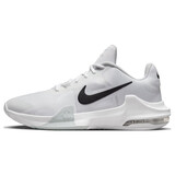 耐克（NIKE）男子篮球鞋AIR MAX IMPACT 4缓震实战运动鞋DM1124-100白黑 44