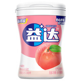 益达 木糖醇无糖口香糖 元气白桃味约40粒56g/瓶 休闲零食 清新口气