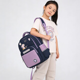 Edison爱迪生小学生书包1-3年级轻便反光多隔层校园卡通儿童背包2391-2