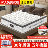 金丝海马床垫海马床垫天然乳胶独立弹簧床垫席梦思环保椰棕软硬两用可拆洗 乐享款20cm适中:加固弹簧+天然乳胶 1800*2000