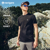 Navigare小帆船运动户外速干衣男夏季凉感纯色圆领短袖T恤上衣1325505533