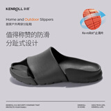 科柔（KENROLL）男女居家防滑拖时尚勃肯休闲分趾凉拖鞋 石墨灰 42-43(265mm)