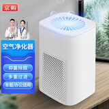 京购甄选空气净化器除甲醛除烟味负离子过滤除灰尘除雾霾粉尘家用家电消毒机 小型净化器(双活性炭滤网+HEPA高效滤芯)