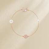施华洛世奇（SWAROVSKI）粉天鹅手链女 女士手链轻奢高级感生日礼物送女友送闺蜜 5485876