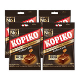 可比可（KOPIKO） 韩国印尼进口kopiko可比可咖啡糖经典炭烧特浓硬糖 咖啡味硬糖140g*4袋