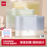 得力（deli）【全网低价】13格A4手提学生办公风琴包/文件包/资料夹/文件夹试卷收纳文件保护 初高中蓝色PM01