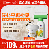 立邦墙面修复补墙膏荷净补墙漆防水防霉抗菌腻子膏白色 500g+2.5kg