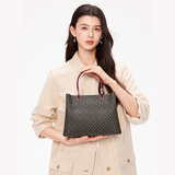 金利来女包手提包女PVC印花手提包托特包 生日礼物送礼