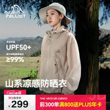 伯希和（Pelliot）【赵露思同款】小森林防晒衣女防紫外线皮肤衣外套12421220灰M