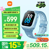 小米（MI）米兔儿童电话手表7X 蓝色高清双摄大屏国家补贴楼层定位防水微信小学生初高中生男女智能运动手表