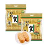 旺旺 仙贝 原味 688g*2 两袋装 家庭装 零食膨化休闲食品饼干糕点