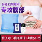 FURELAX敷轻松碳纤维电加热护腰带艾灸热敷腰部腰间盘暖肾袋子保暖肚子热敷包 【天空蓝】30*40cm九档控温+12味本草包 均码