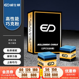 威仕顿台球巧克粉 无尘黑八九球皮头擦枪粉桌球杆配件用品装备 油性