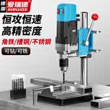 爱瑞德台钻小型家用220V大功率工业级多功能工作台高精度钻孔机 800W精密款【六档调速】麻花钻套餐