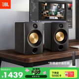 JBL CM500立体声蓝牙音箱音响 桌面电脑台式机家用音箱无线有源监听HIFI游戏音响 生日礼物男生 黑色