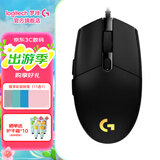 罗技（G） G102游戏鼠标有线机械RGB轻量化小手电竞宏编程吃鸡英雄联盟 102黑色 第二代