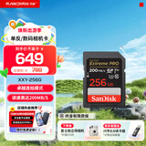 闪迪相机卡 4K高清SD卡 UHS-I微单存储卡微单反摄像储存大卡内存sd卡内存卡 256G SD卡【联系客服送一个7.9元川宇读卡器