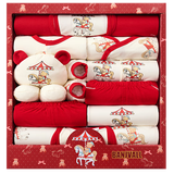 班杰威尔（Banjvall）婴儿礼盒婴儿衣服春夏季新生儿礼盒套装刚出生宝宝用品满月送礼 四季乐园红马红色 59cm (0-3个月)新生礼