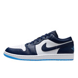 Jordan 男子高级感潮流运动鞋AJ 1 LOW篮球鞋553558-404蓝/藏青42.5