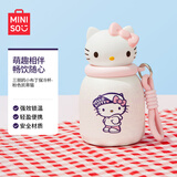 名创优品（MINISO）三丽鸥儿童保温杯小布丁公仔保冷杯出行可爱水杯250ml-粉色凯蒂猫