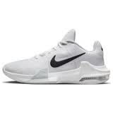 耐克（NIKE）男子篮球鞋AIR MAX IMPACT 4缓震实战运动鞋DM1124-100白黑 45