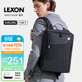 乐上（LEXON）法国品牌双肩包14英寸商务电脑包男防泼水背包通勤笔记本书包礼物