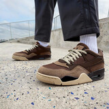Jordan男休闲鞋AJ4 琥珀流光卡其 JORDAN 4 RM运动鞋FQ7939-022棕44