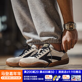 马登工装复古运动鞋透气休闲箭头德训鞋男美式潮流阿甘板鞋百搭小白鞋 米白 【小众不撞款/鞋子男夏季】 36 女码-正码正拍